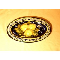 Lemon oval tray 28