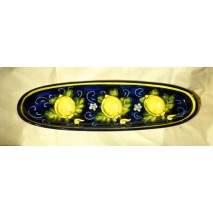 Lemon oval tray 36